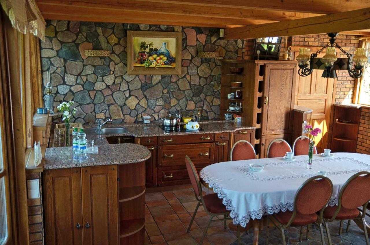 Dom Na Wodzie Mazury Villa Dzwierzuty Exteriör bild