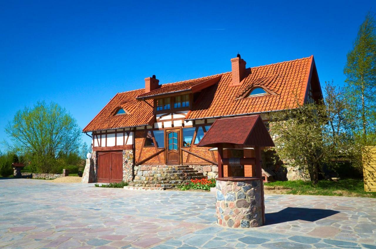 Dom Na Wodzie Mazury Villa Dzwierzuty Exteriör bild